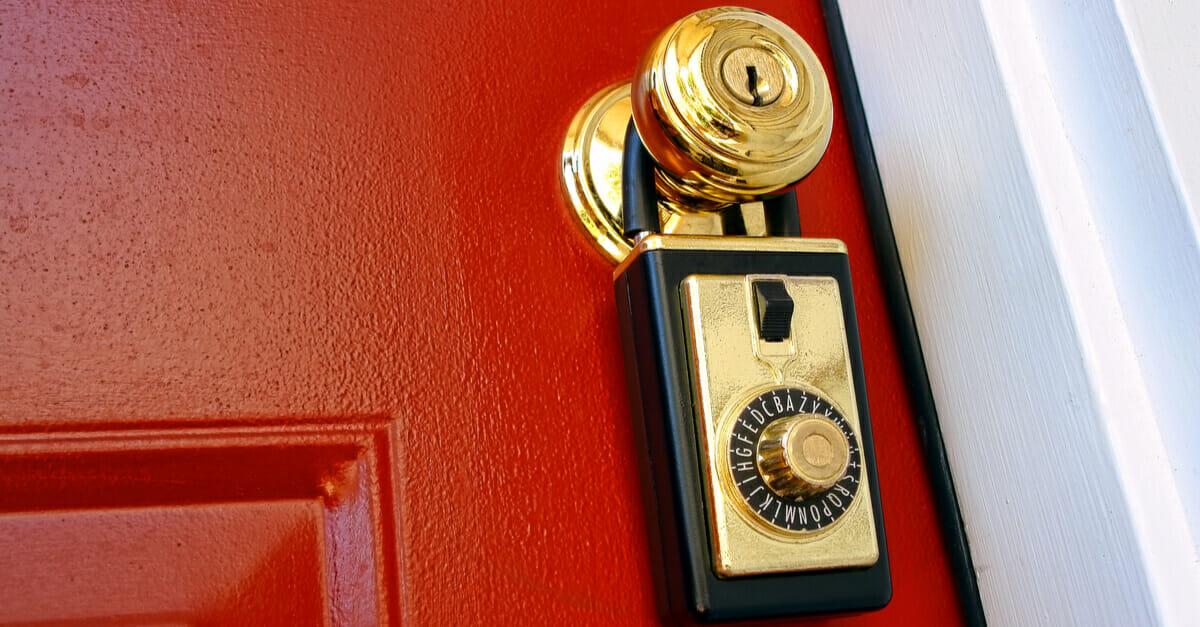 Home Inspection Lock box best practices